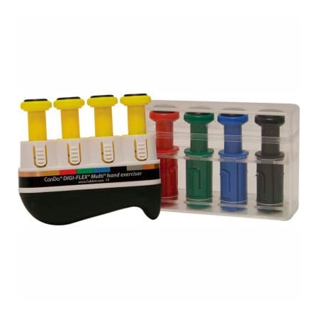 CanDo 10-3741S Digi-Flex Multi Progressive Starter Pack Includes Frame, X-Light, 4 Yellow/1 Red/1 Green/1 Blue/1 Black Buttons